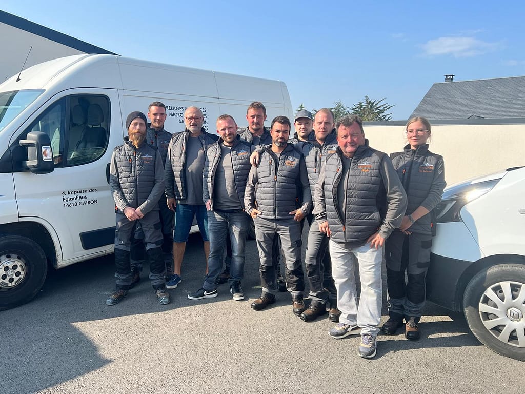 Equipe de carreleurs et poseurs - Dumaine Carrelage