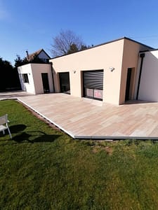 Pose de terrasse à Caen - Dumaine Carrelage