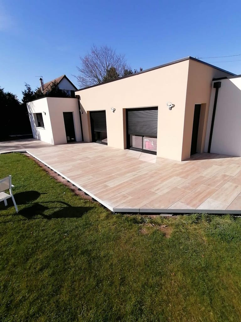 Pose de terrasse à Caen - Dumaine Carrelage
